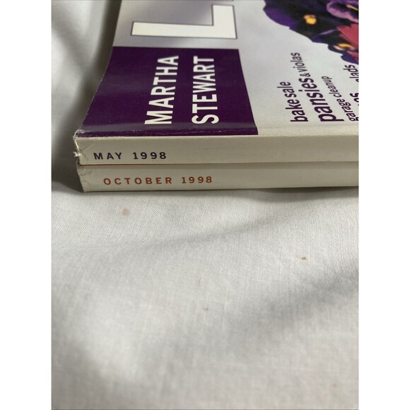 1998  MARTHA STEWART LIVING Magazine Halloween & Spring With Recipe cards - Picture 8 of 8